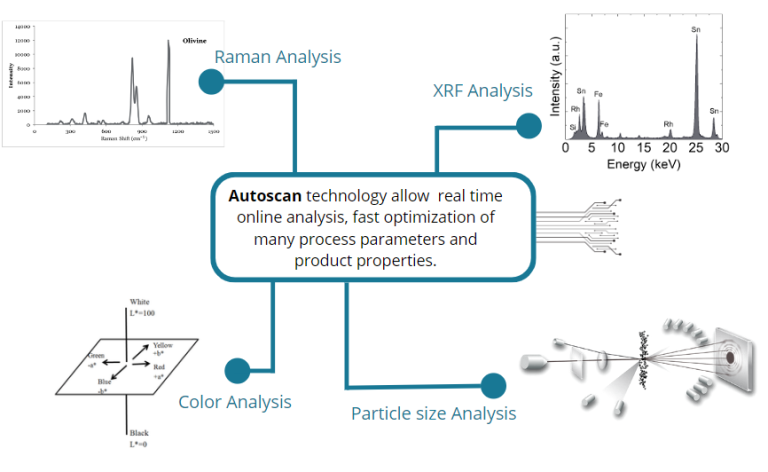 Online elemental analysis of liquid sample